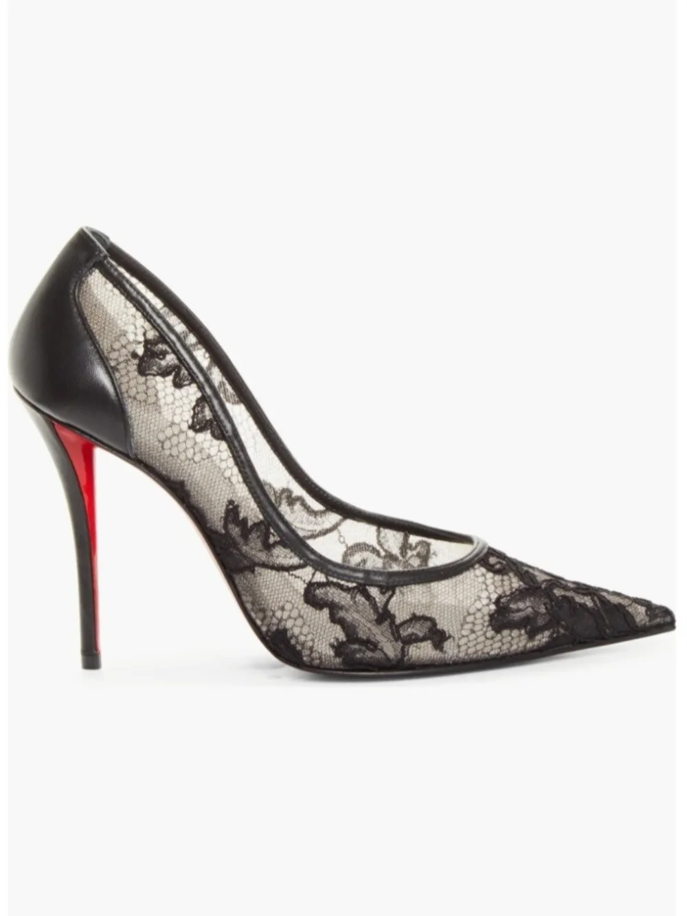 Miss Z Pointy Toe Lace Pump Christian Louboutin Size 39